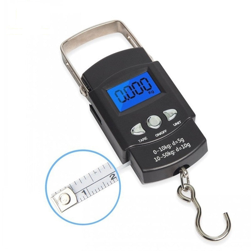 DIGITAL FISH SCALES, 50KG, TAPE MEASURE, ACCURATE - Main Image