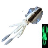 5 Pack Scented Soft Plastic Lumo Squid  140mm 115mm 95mm