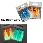 REEF VARIETY BUNDLE. 20 Pack rigged lumo jigs. 60g-120g. + extras