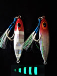 LIMITED EDITON Flat Fall VALUE 15 Pack 60g 80g 120g. Jig Bag. 5 Spare Hooks. 5 Rattles