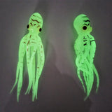 3 Packs TPE 6 inch 150mm 18g 10x Stretch Octopus Skirts Luminous