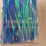 CRINKLE  FISHSCALE UV REFLECTIVE TINSEL FLASH