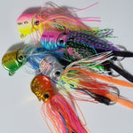 Deadly Explosion Octo Jigs 4/5 Packs. 80g--120g Lumo.