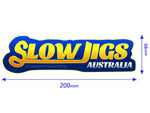 2 Pack Slow Jigs Australia Decals.