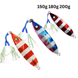 Mixed Deeper Rigged 18 Pack 150g to 200g "Free Large jig Bag"