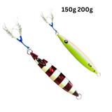 Mixed Deeper Rigged 18 Pack 150g to 200g "Free Large jig Bag"