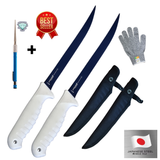 Fillet Knive ZENELLI. ACIES White  8"  including packs