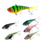 SJA TRAX 130 Soft Plastic Vibe 130mm 63g  - TPE Tough  BKK- Lumo