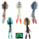 Rigged Soft Plastic Octo jigs. Scented. 60g 150mm