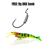 Soft Plastic Prawn- 5 Pack 100mm TPE tough