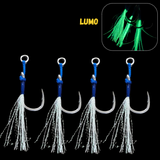 3/0 BKK SINGLE ASSIST HOOKS LUMO PACKS