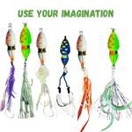 Canyon Runner Fast Fall Octo Jig Heads 60g-180g