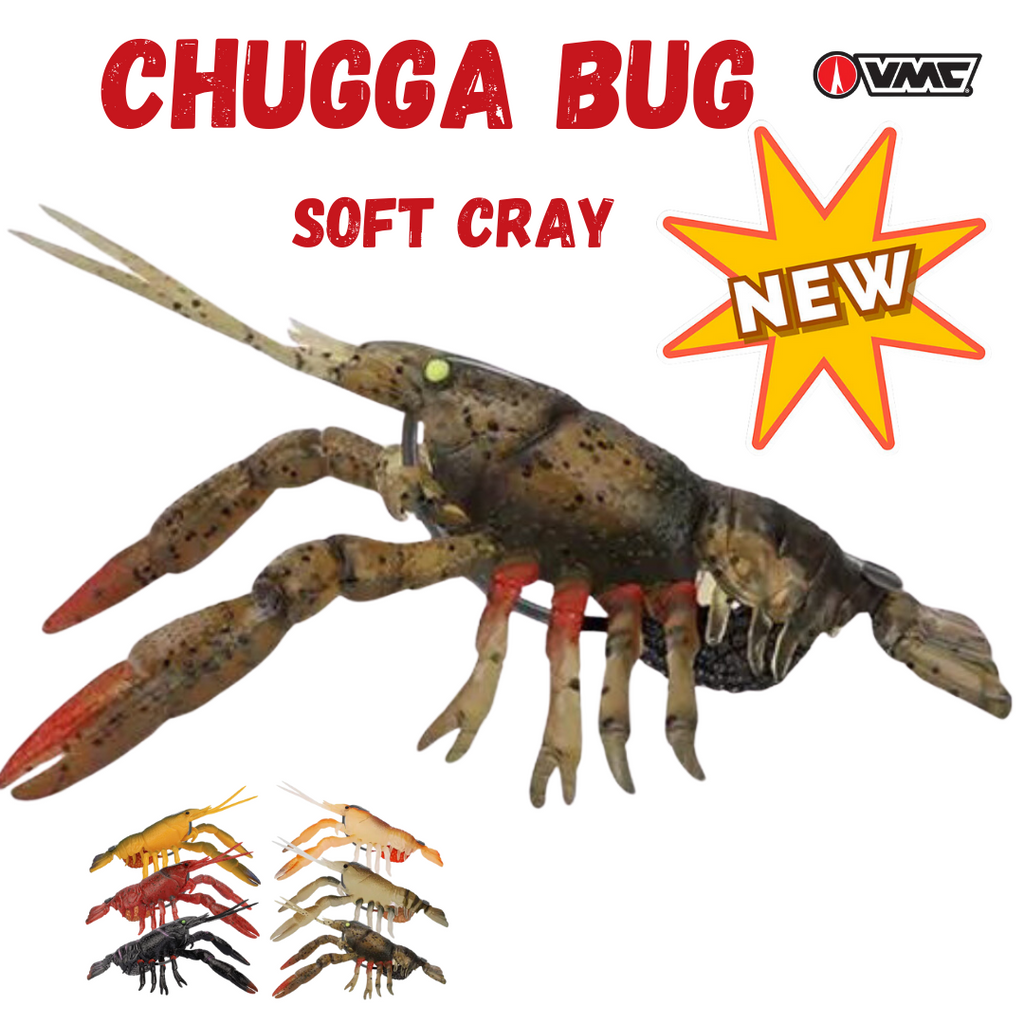 Chuga Bug CHUGGA BUG 80mm 13g - 105mm 20g VMC TPE 10x – SLOW JIGS AUSTRALIA