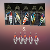 Flat Fall Limited Edition Jigs BKK- 5 Pack- 60g 80g 120g