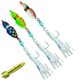 Canyon Runner / Fast Fall Baited Octo Jig 60g-180g   3 PACK