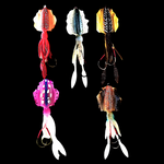 Rigged Soft Plastic Octo jigs. Scented. 60g 150mm