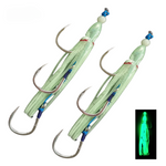 Replacemenst Triple Gang BKK Assist Hooks. baited octo jig . 5/0-14/0