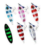 WIDE FLAT FALL 40g - 100g / 5 Pack