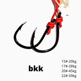 BKK Replacement Inchiku Rigged Lumo Skirts. 2/10 Packs 90mm skirt. 4 size hooks