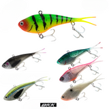 SJA TRAX 130 Soft Plastic Vibe 130mm 63g  - TPE Tough  BKK- Lumo