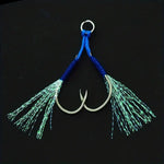 Micro double assist hooks 10# -17#