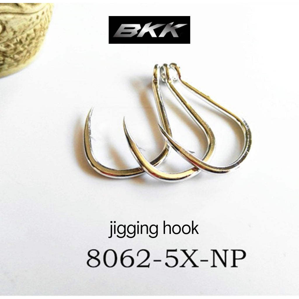 BKK JIG HOOKS 8062, 5X STRONG 10-20 PCS 2/0-11/0 – SLOW JIGS AUSTRALIA