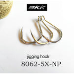BKK JIG HOOKS 8062, 5X STRONG, 10- 20 PCS,  3/0-11/0