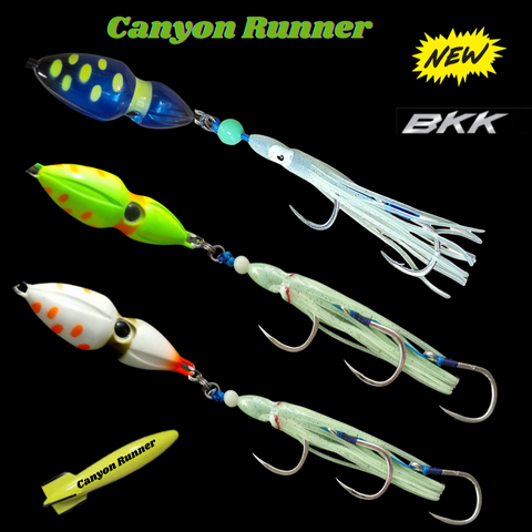 Canyon Runner / Fast Fall Baited Octo Jig 60g-180g