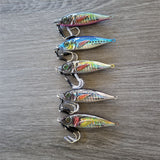 5 Pack 3D Rigged Slow Pitch Jigs. 21g-150g.