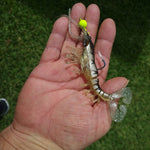 Soft Plastic Curly Tail Shrimp 3 Pack. 170mm 18.4g Mustad TPR