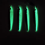 80g SHIMMER. Slow pitch jigs- 3d laser fish scale foil Lumo- Singles
