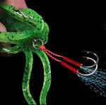 Soft Plastic TPR Octo Jigs. Rigged  21g 110mm