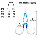 Heavy Jigging Assist Hooks- BKK 4 SETS.  3/0 - 9/0.