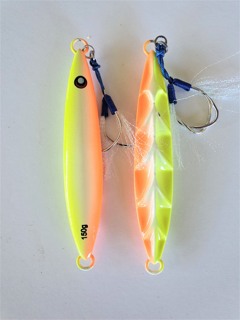 150g & 180g Slow Pitch Jigging Lures For Amberjack, Tuna