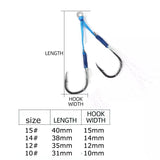 10 Pack micro stinger assist hooks
