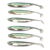 Yoshikawa Live Minnow 5/6 Packs 3D Soft Plastic Paddle Tails. 70mm-120mm.