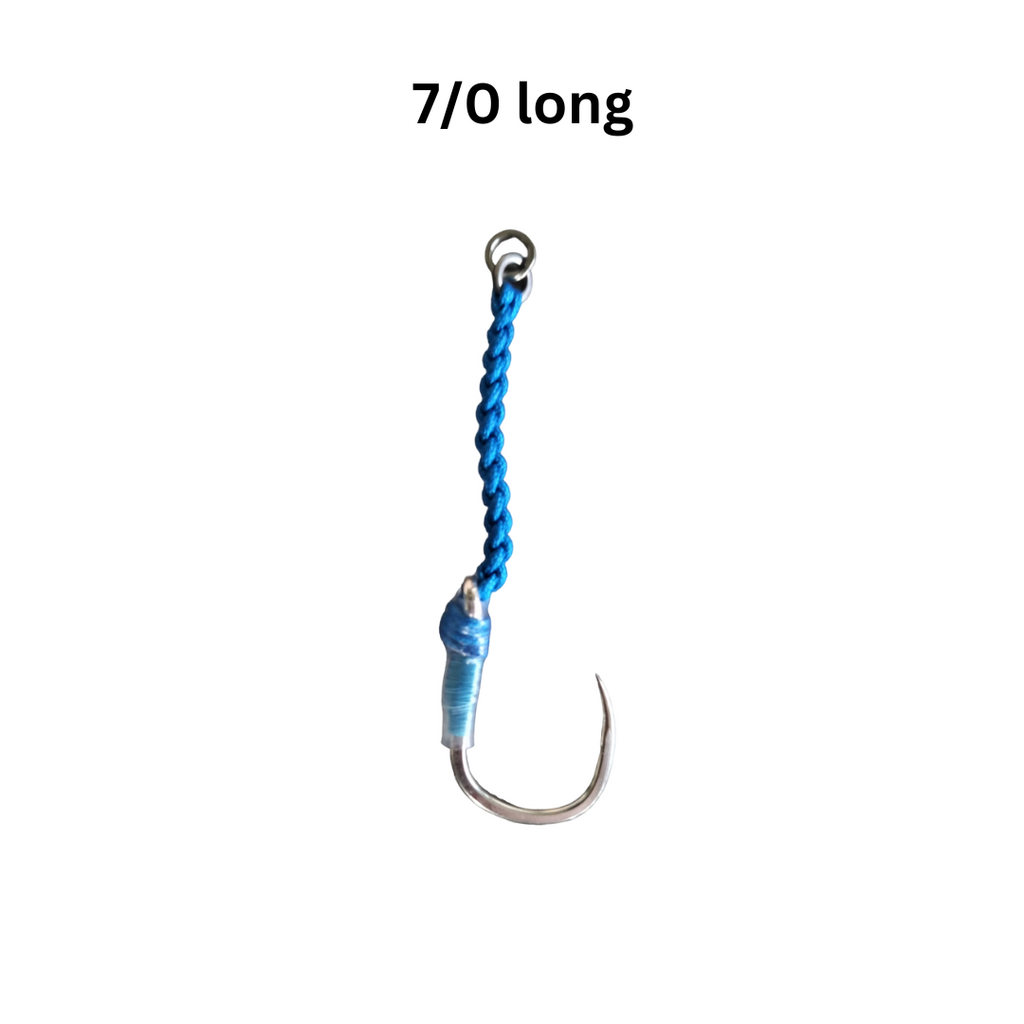 BKK Hooks New Zealand - Size 8/0 through to 13/0. The Crusader assist hook  comes in a variety of sizes for a variety of lure weights. The added fibres  also create extra