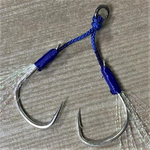 SJA WIDE  ASSIST HOOKS. 5/10 PACKS.  4/0 - 9/0 . 20kg-30kg