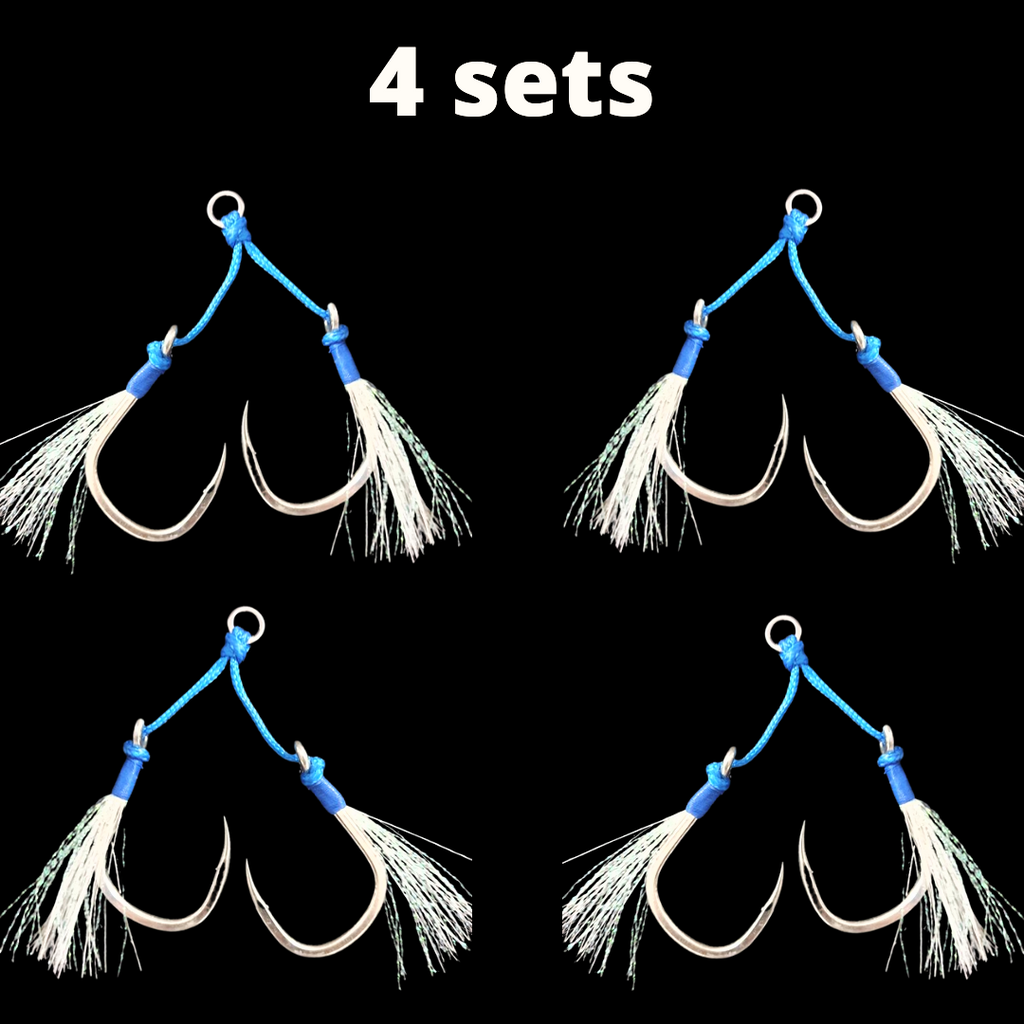 35 Pcs Micro Jigging Single Assist Hooks For Slow Pitch Vertical